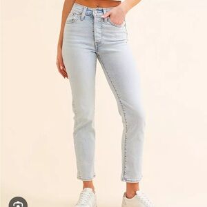 Levi's Light Wash Wedgie Straight Leg Jeans Classic Fit